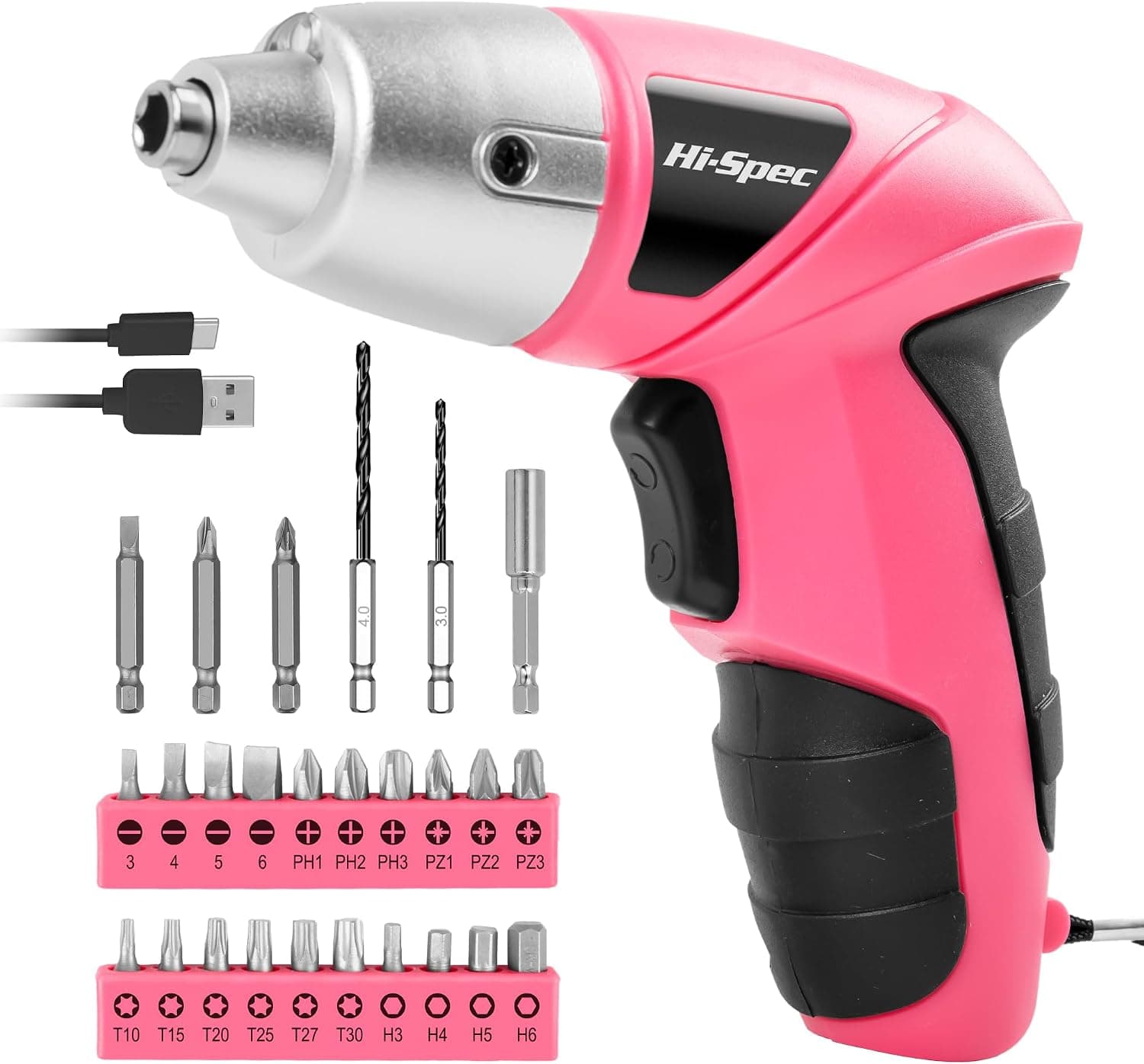 Small Electric Screwdriver, Mini Drill Set, Rechargeable